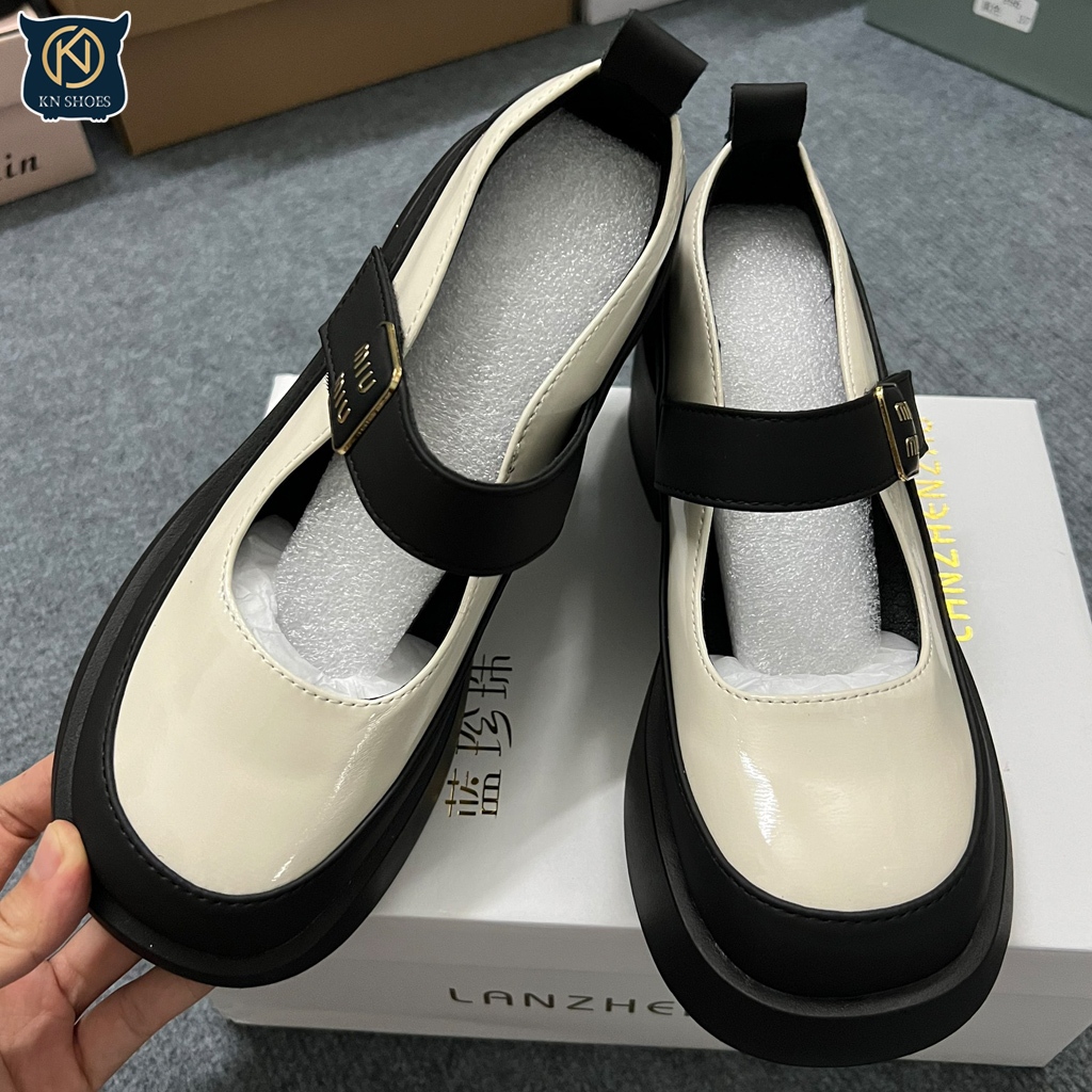 Giày Da Đế Dày Size 35-39 2023 Cho Nữ - Hàng Quảng Châu Cao Cấp Xịn Xò Bao Chất