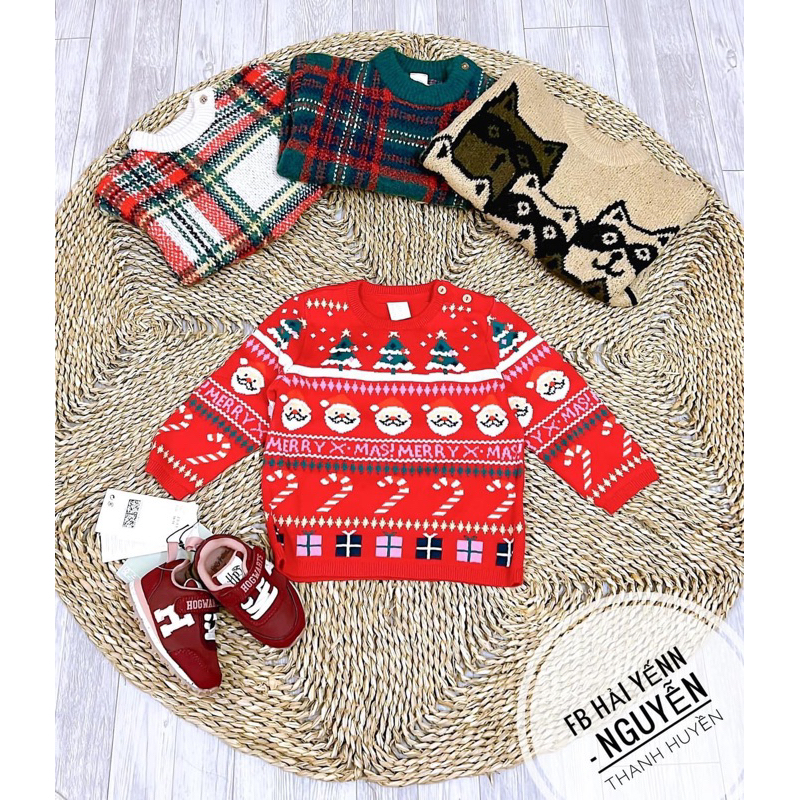Áo len noel HM cho bé
