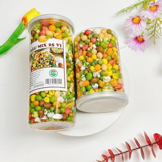 Đậu mix 25 vị ăn vặt thơm ngon hấp dẫn