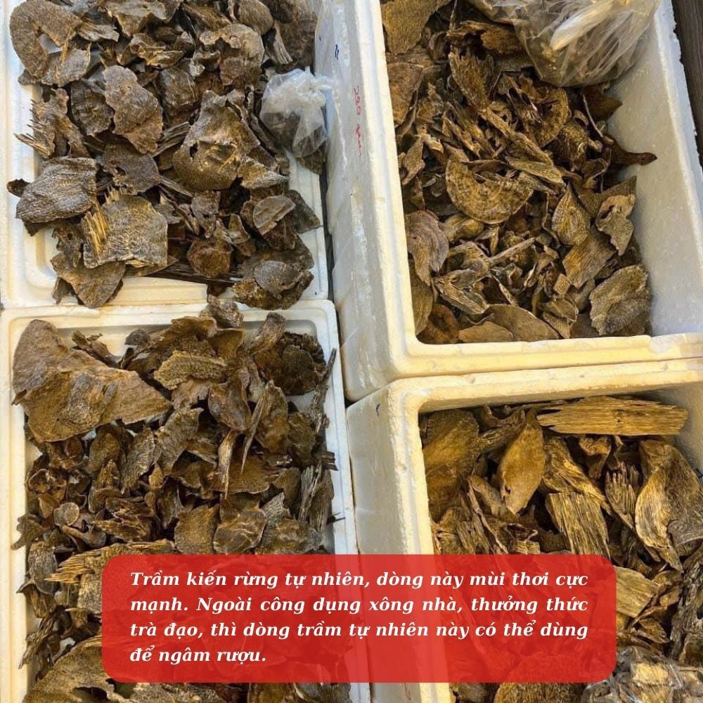 Giác Trầm Hương Xông Nhà, Trầm Hương Miếng Tự Nhiên Cao Cấp Thiện Phát