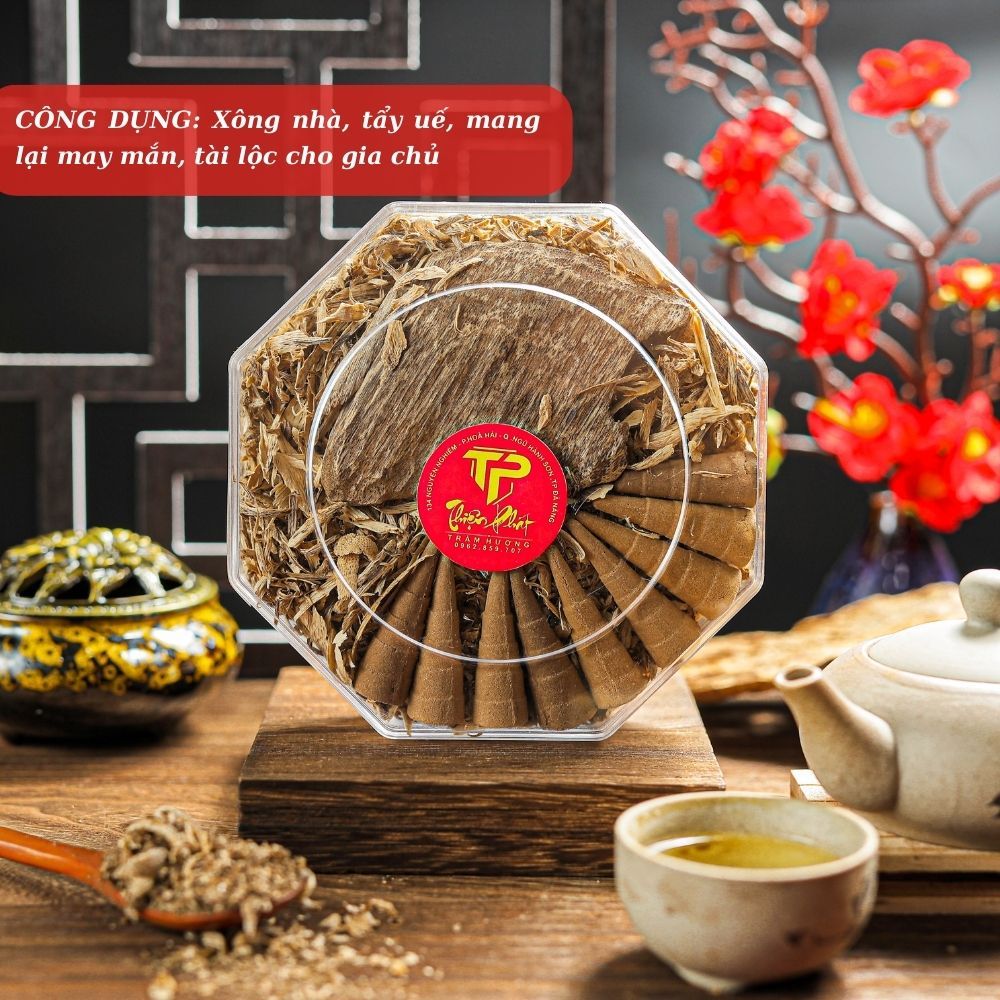 Giác Trầm Hương Xông Nhà, Trầm Hương Miếng Tự Nhiên Cao Cấp Thiện Phát
