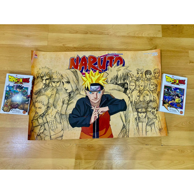 Poster Naruto fes kèm ông bảo vệ