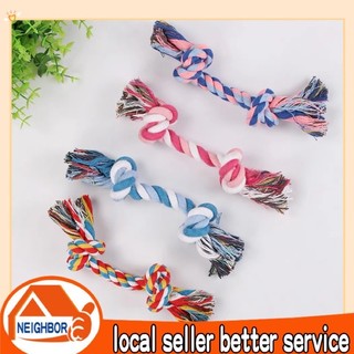 Dây bông bện xương cho Chó Con mọc Răng nhai,Đồ Chơi nhai gặm