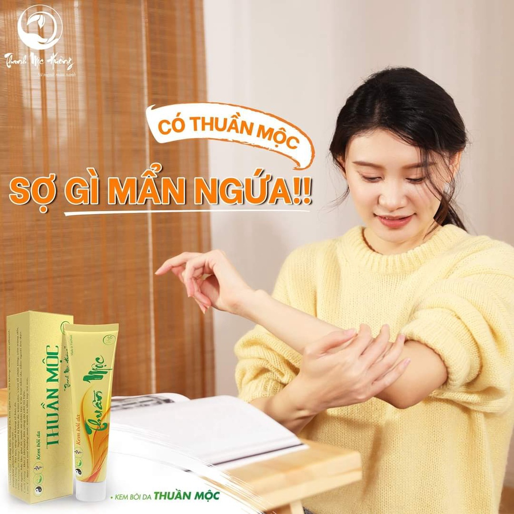 Kem bôi da Thuần Mộc THANH MỘC HƯƠNG 16g giảm ngứa rôm sẩy chàm sữa cho bé