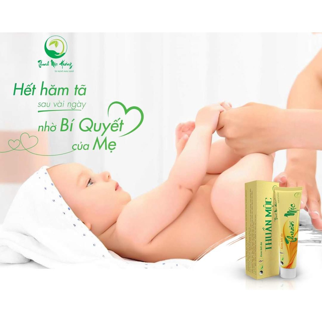 Kem bôi da Thuần Mộc THANH MỘC HƯƠNG 16g giảm ngứa rôm sẩy chàm sữa cho bé