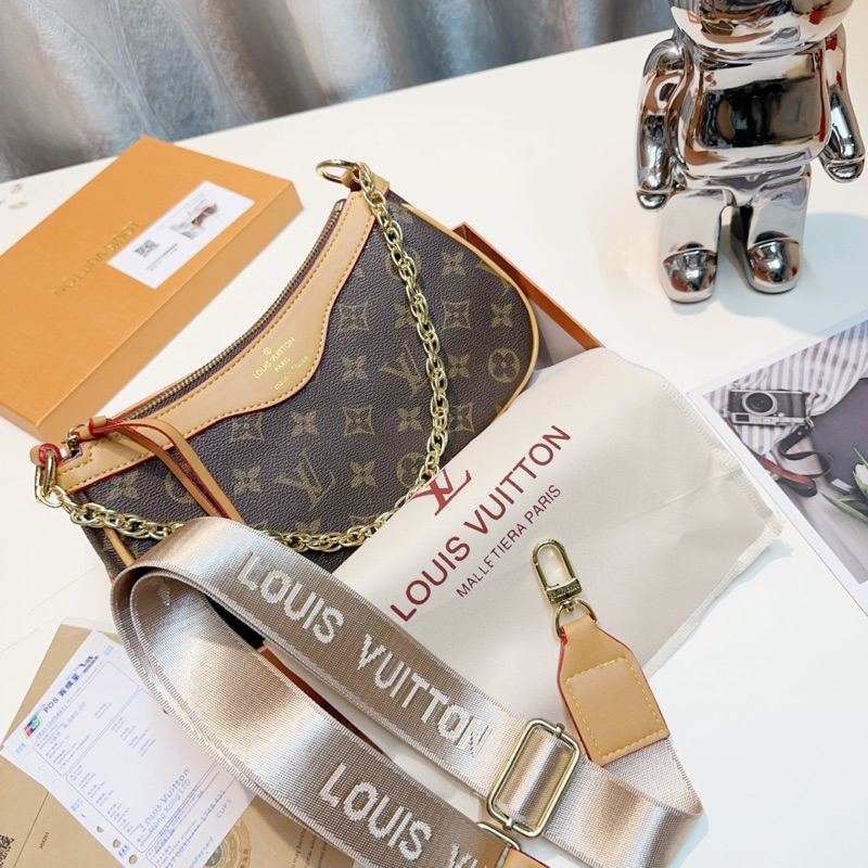 Túi lv kẹp nách kèm dây bản to