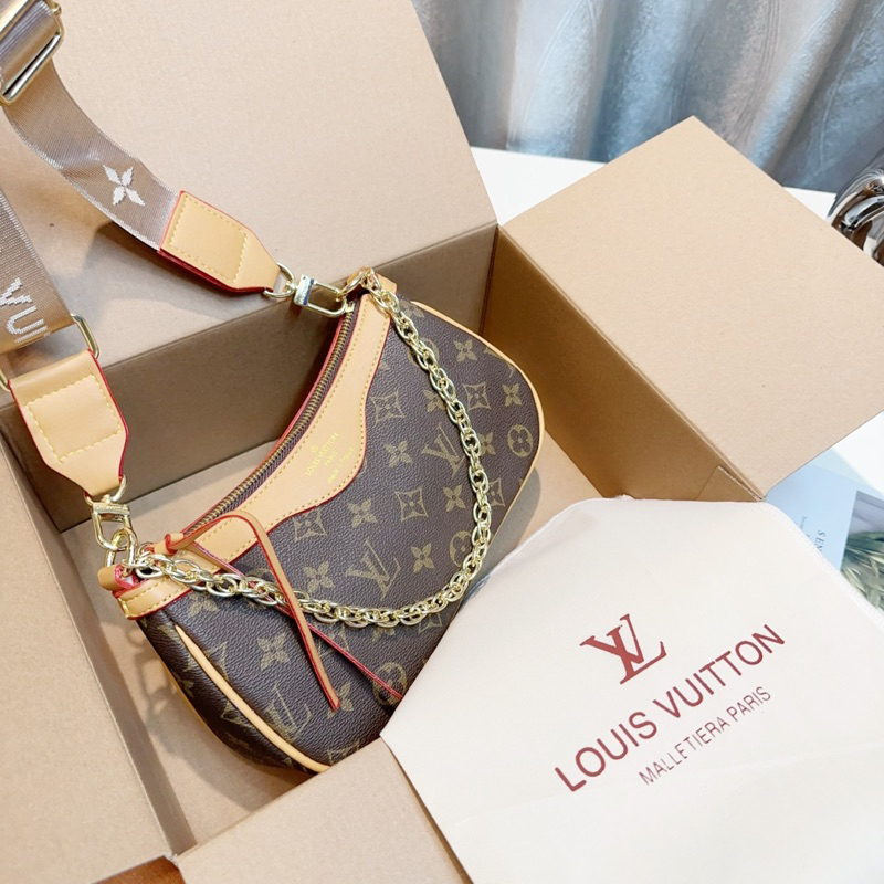 Túi lv kẹp nách kèm dây bản to