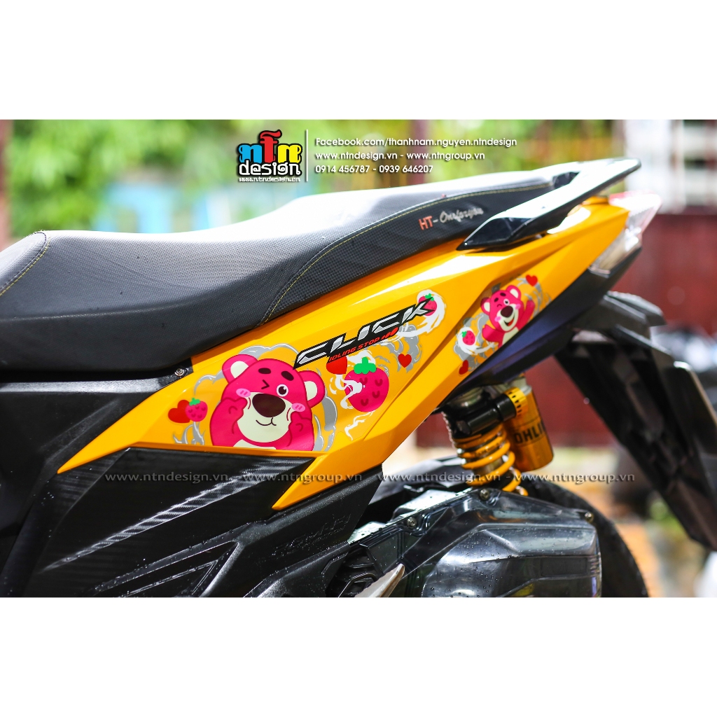 Tem Click - mẫu Gấu Losto