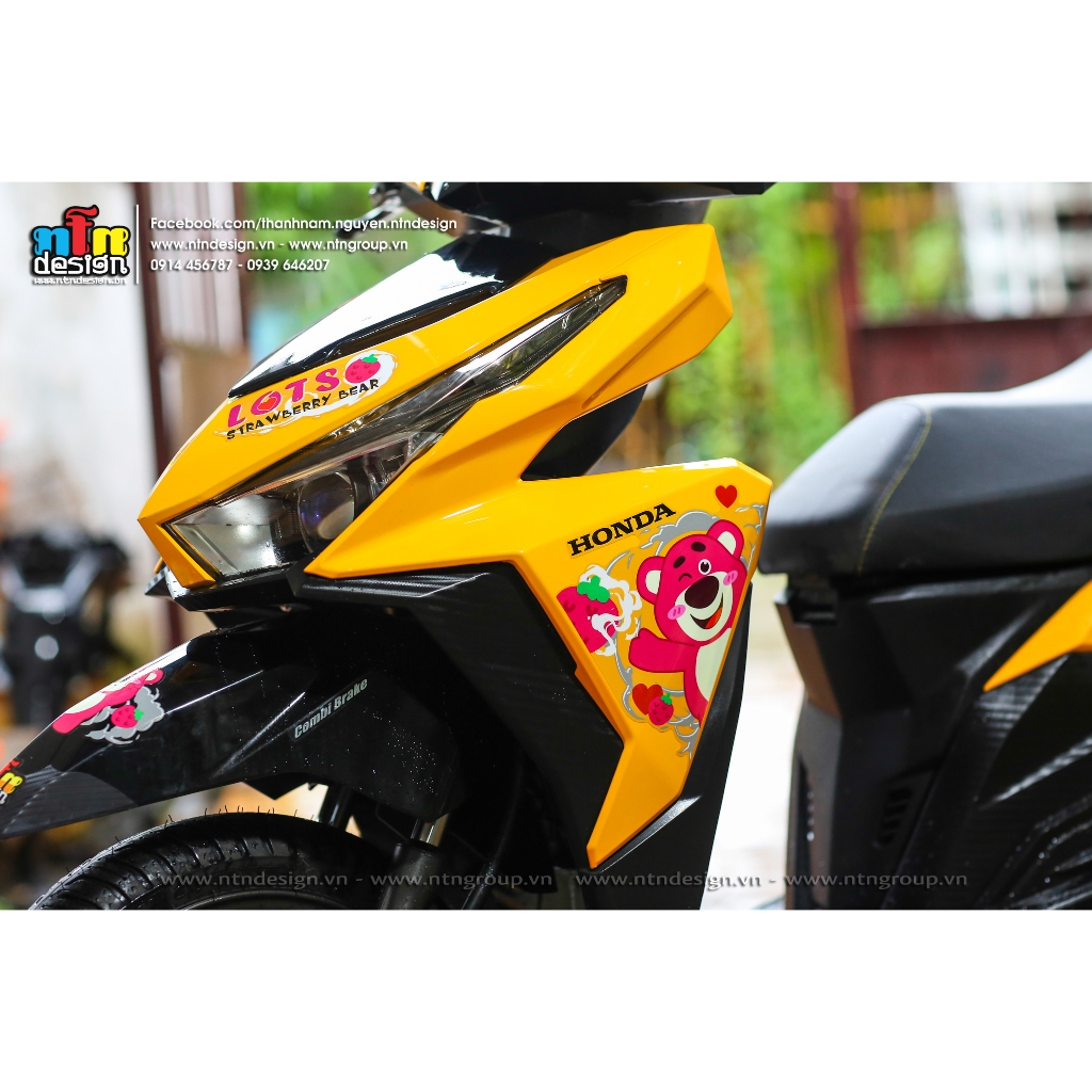 Tem Click - mẫu Gấu Losto