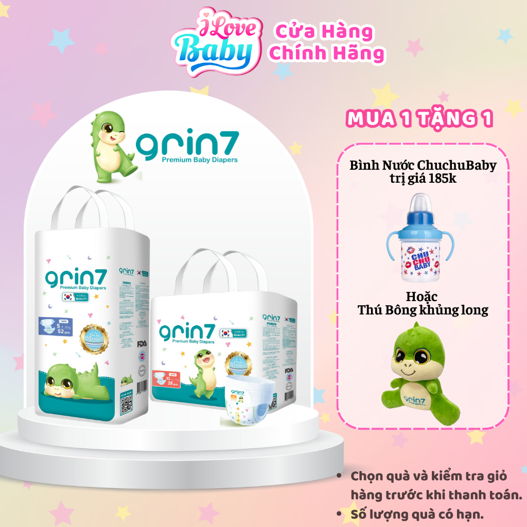 Bỉm Tã cao cấp Hàn Quốc Grin 7