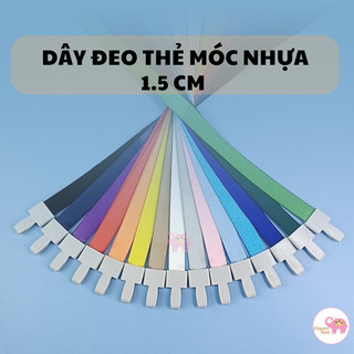 Dây đeo thẻ móc nhựa gập 1.5 cm