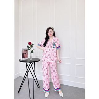 Bộ pijama Big size > 65 kg lụa latin size lớn