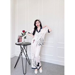 Bộ pijama Big size > 65 kg lụa latin size lớn