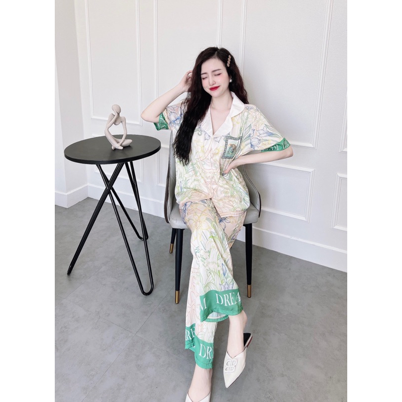 Bộ pijama Big size > 65 kg lụa latin size lớn