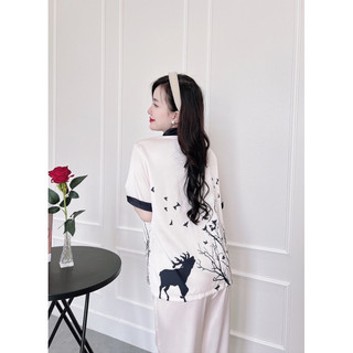 Bộ pijama Big size > 65 kg lụa latin size lớn