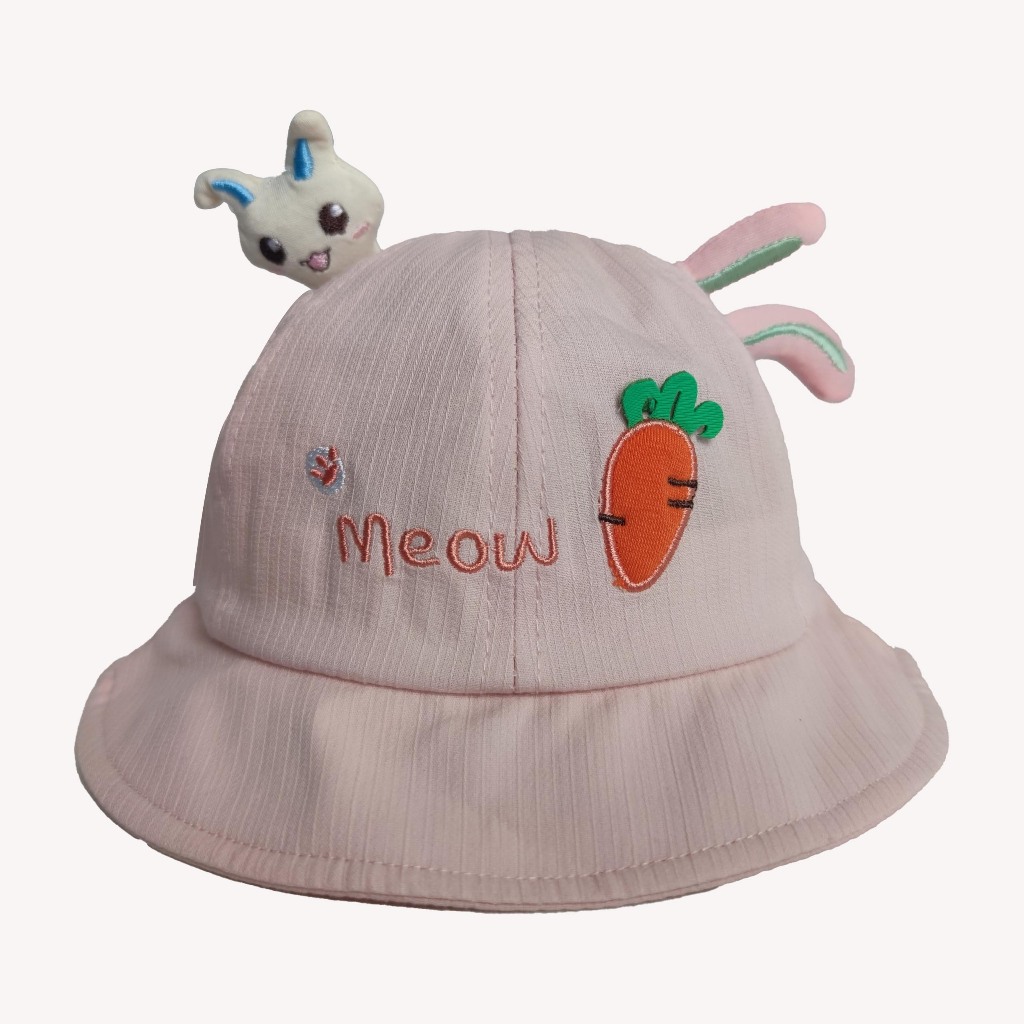 Mũ chống nắng vành tròn  cho bé từ 6 tháng đến 18 tháng