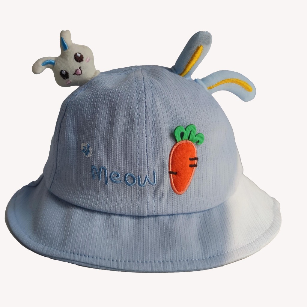 Mũ chống nắng vành tròn  cho bé từ 6 tháng đến 18 tháng