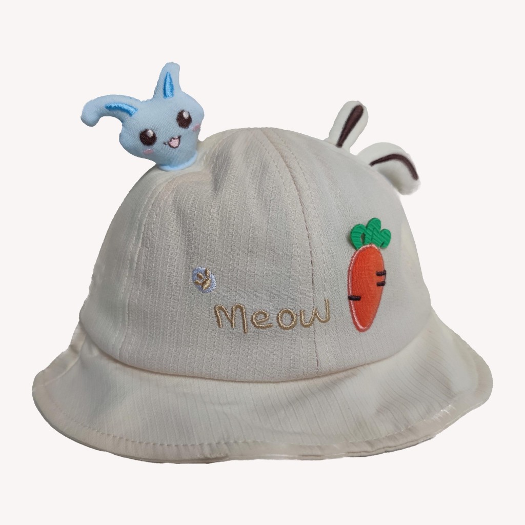 Mũ chống nắng vành tròn  cho bé từ 6 tháng đến 18 tháng