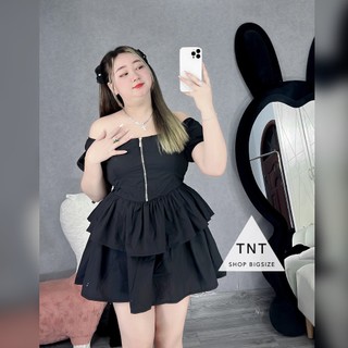 SET ÁO PEPLUM KÈM CHÂN VÁY [TNT SHOP BIGSIZE 60KG 90KG]