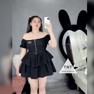 SET ÁO PEPLUM KÈM CHÂN VÁY [TNT SHOP BIGSIZE 60KG 90KG]
