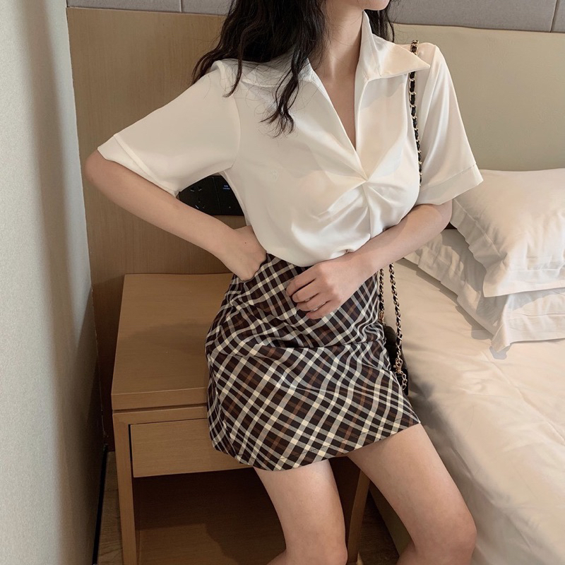 Thanh lý / 2hand/ pass đồ cá nhân áo sơ mi xoắn, áo kiểu trắng, áo kiểu xinh, áo sơ mi nữ, sơ mi trắng kiểu