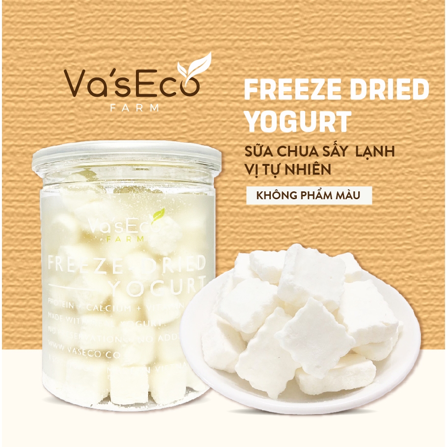 [CHỈ BÁN HỎA TỐC] Sữa chua sấy lạnh nguyên vị Va'sEco Farm