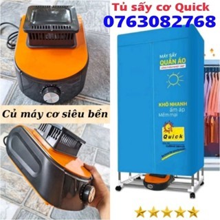 Tủ sấy quần áo cơ không có điều khiển sử dụng núm vặn siêu dễ dàng công suất1500W Bảo hành 1 năm