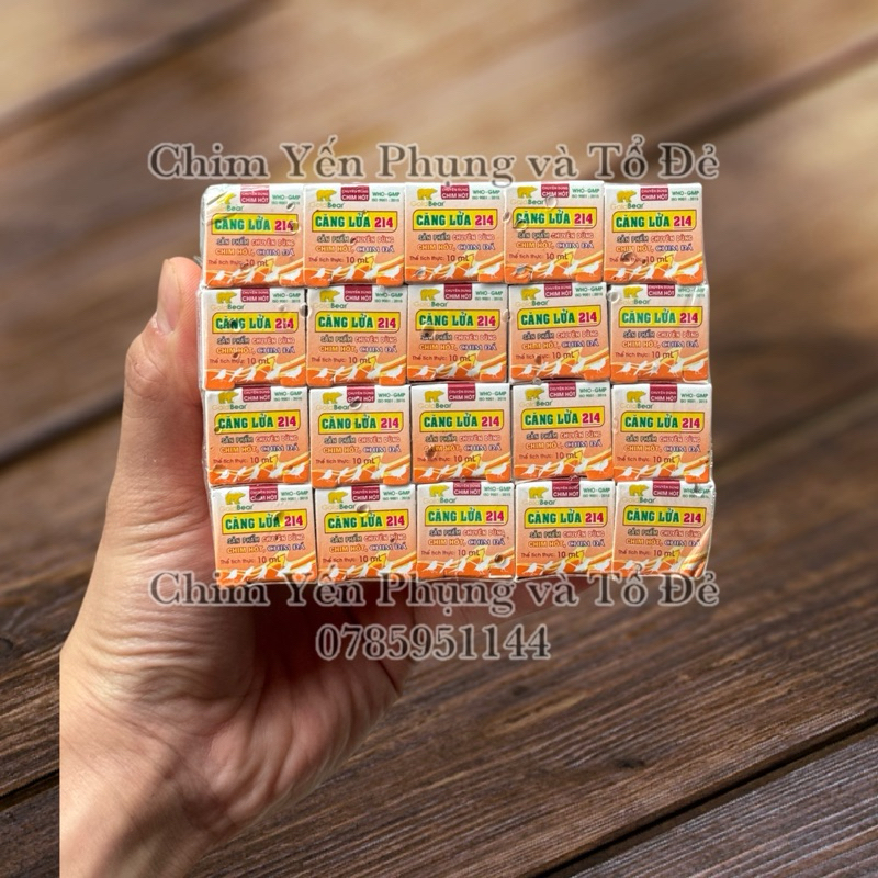 1 chai CĂNG LỬA 214  CHUYÊN DÙNG  CHO CHIM HÓT, CHIM ĐÁ.