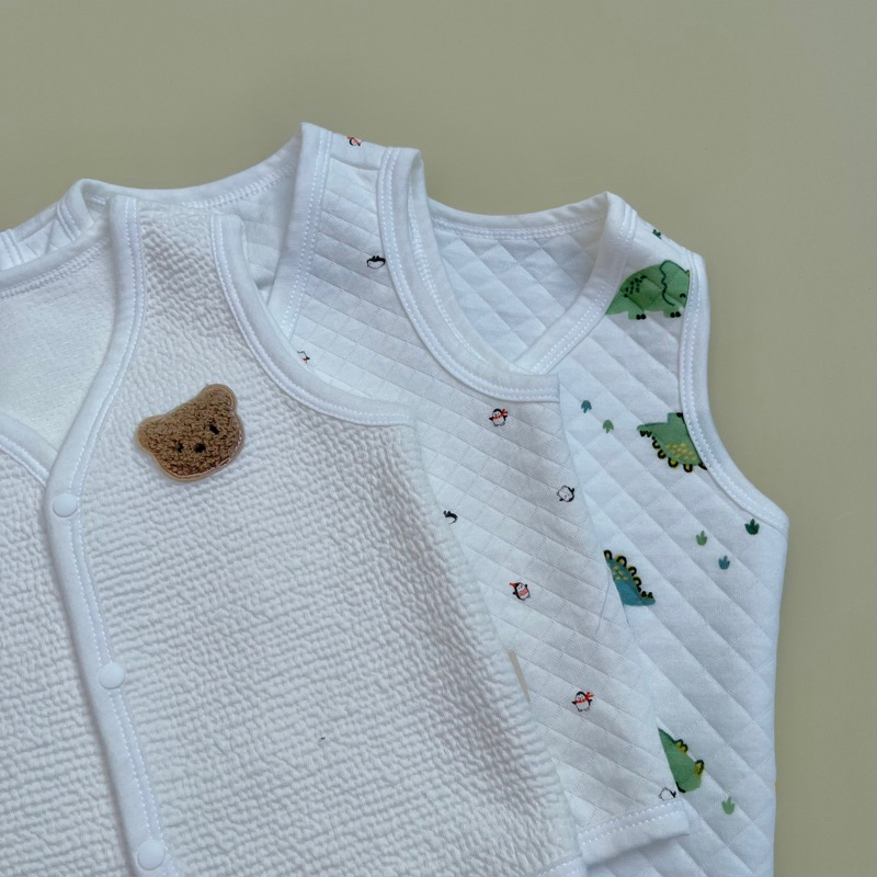 Áo gilê trần bông chất liệu cotton xuất Hàn ,mềm mại cho béo