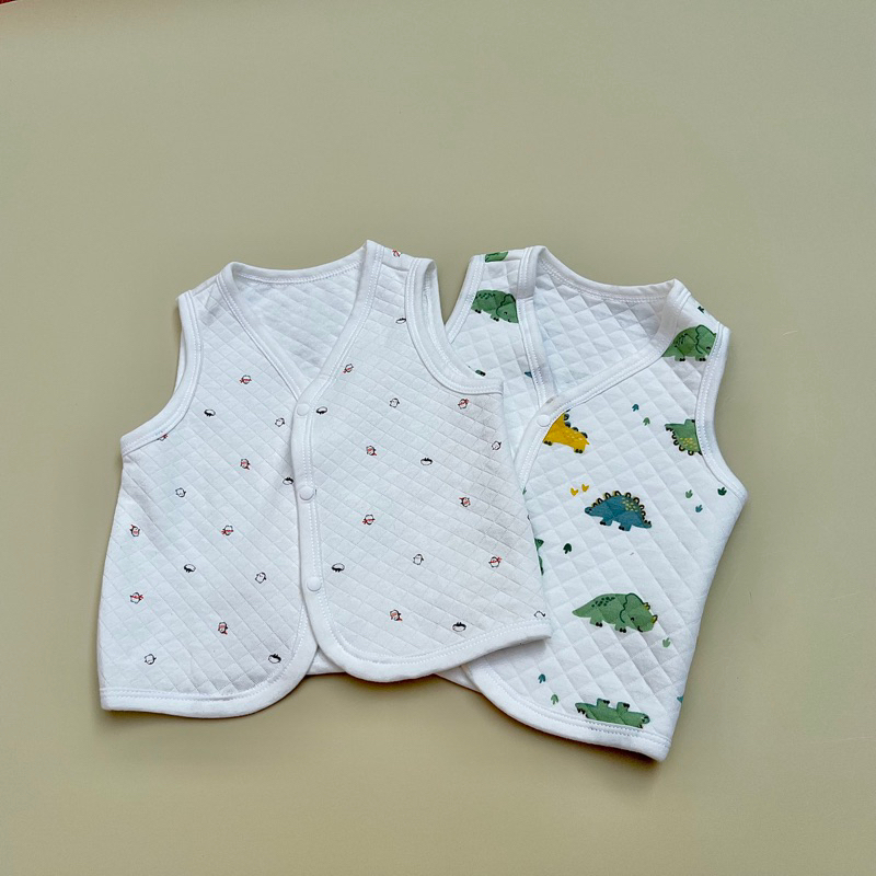 Áo gilê trần bông chất liệu cotton xuất Hàn ,mềm mại cho béo