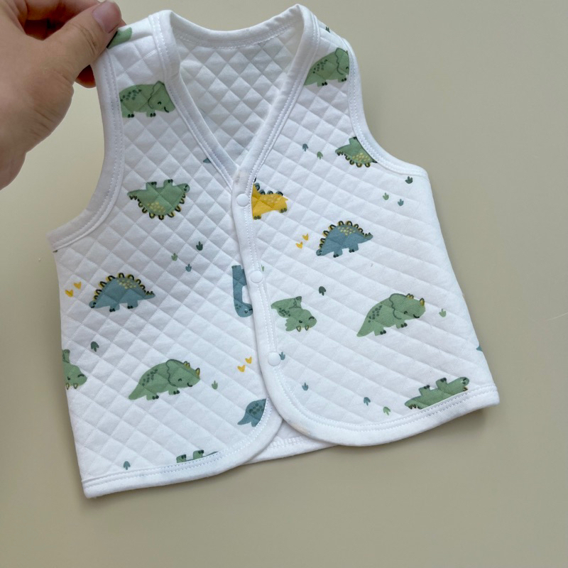 Áo gilê trần bông chất liệu cotton xuất Hàn ,mềm mại cho béo
