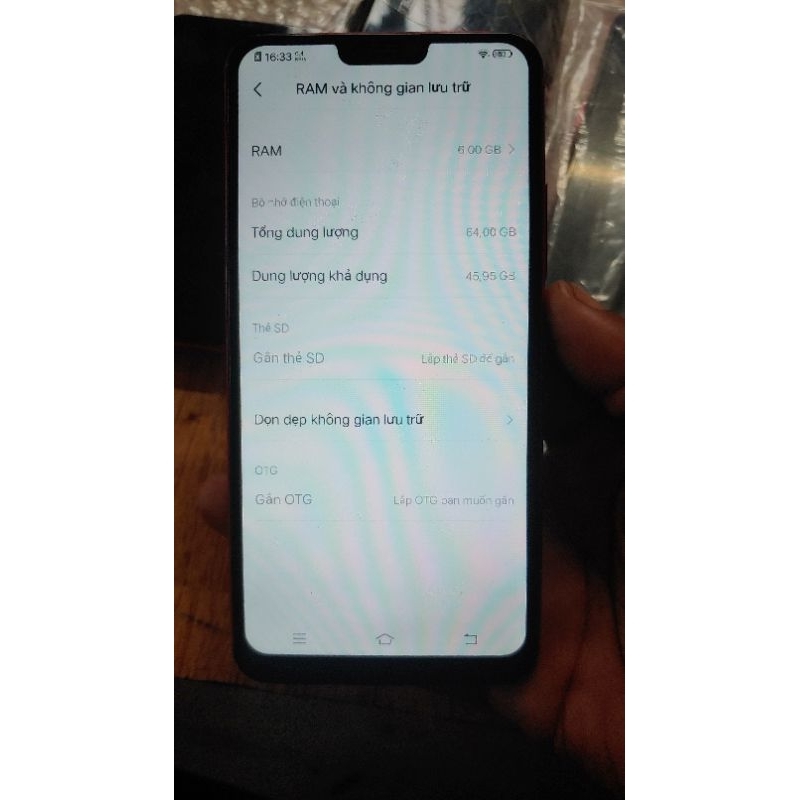 Điện thoại vivo x21i. ram6 rom 64gb đã qua sử dụng đẹp như mới