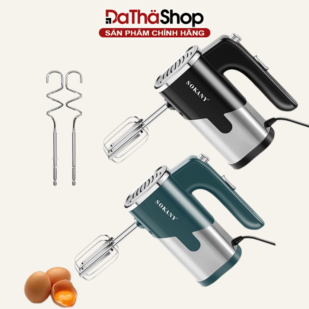 Máy Đánh Trứng Cầm Tay SOKANY SK- 6621 800W Có 5 Tốc Độ Điều Chỉnh Chuyên Dụng