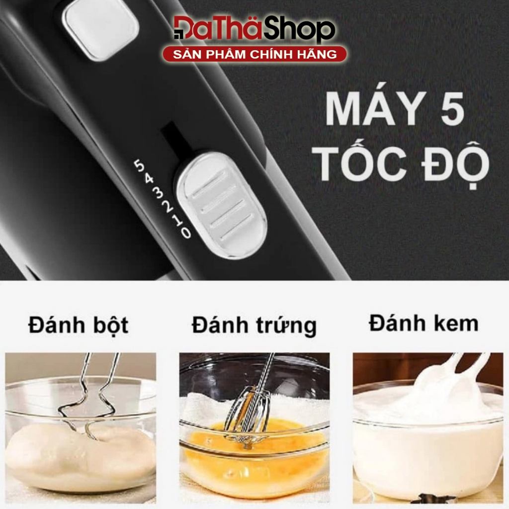 Máy Đánh Trứng Cầm Tay SOKANY SK- 6621 800W Có 5 Tốc Độ Điều Chỉnh Chuyên Dụng