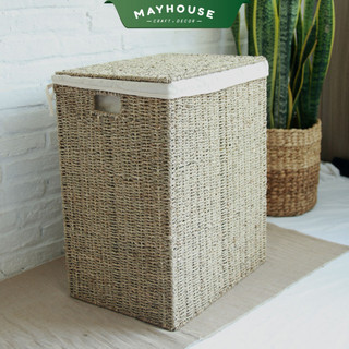 Giỏ đựng đồ bằng mây tre đan (kèm lót), đựng quần áo, sắp xếp nhà cửa, home decor xưởng mayhouse