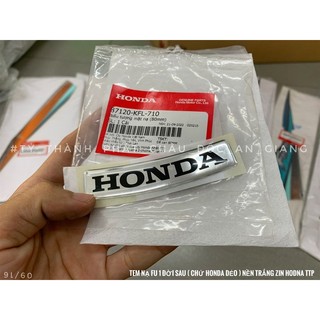 Tem nạ Fu 1 đời sau ( chử Honda dẻo ) nền Trắng - ( 1 Miếng )