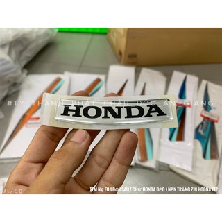 Tem nạ Fu 1 đời sau ( chử Honda dẻo ) nền Trắng - ( 1 Miếng )
