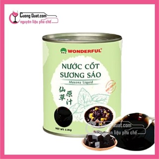  Nước Cốt Sương Sáo Wonderful 2.8Kg - Nguyên liệu pha chế thạch sương sáo 