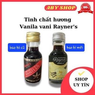 Tinh chất hương vanila vani Rayner's 28ml ⚡ HÀNG LOẠI 1 ⚡ Tinh chất tạo hương và vị vani cho thực phẩm