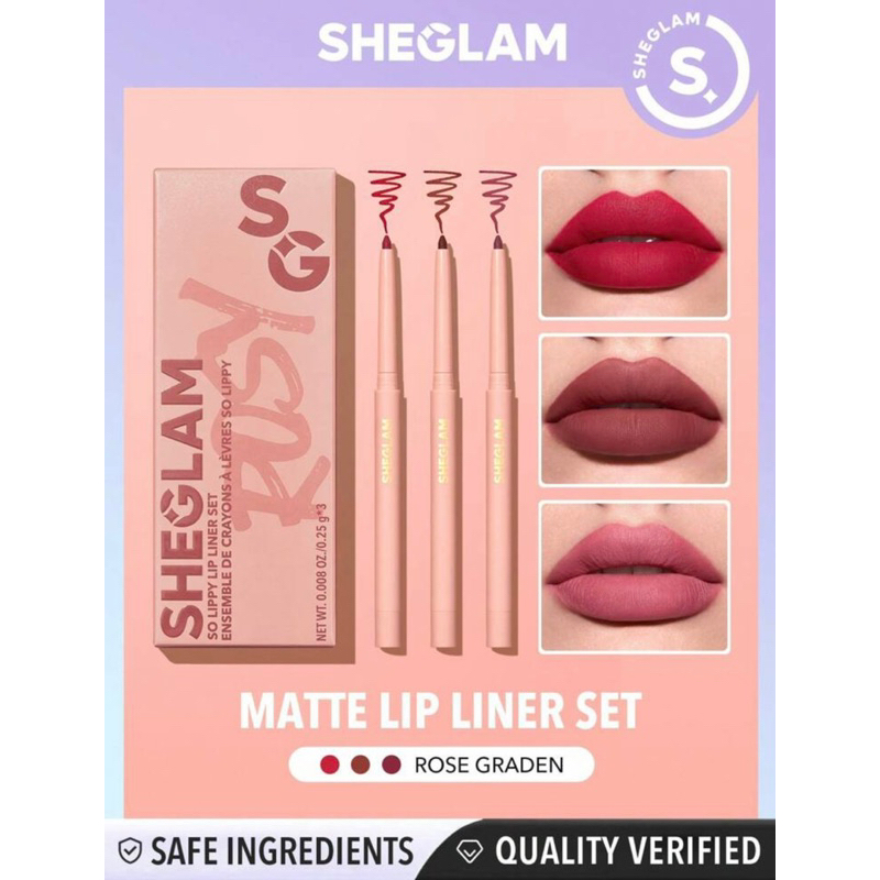 SHEGLAM So Lippy Bộ kẻ viền môi