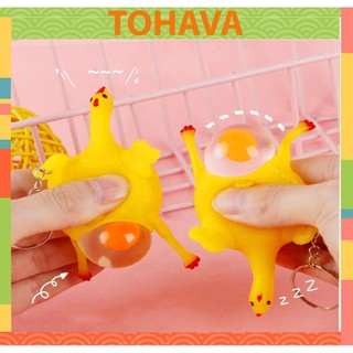 Móc khóa gà đẻ trứng