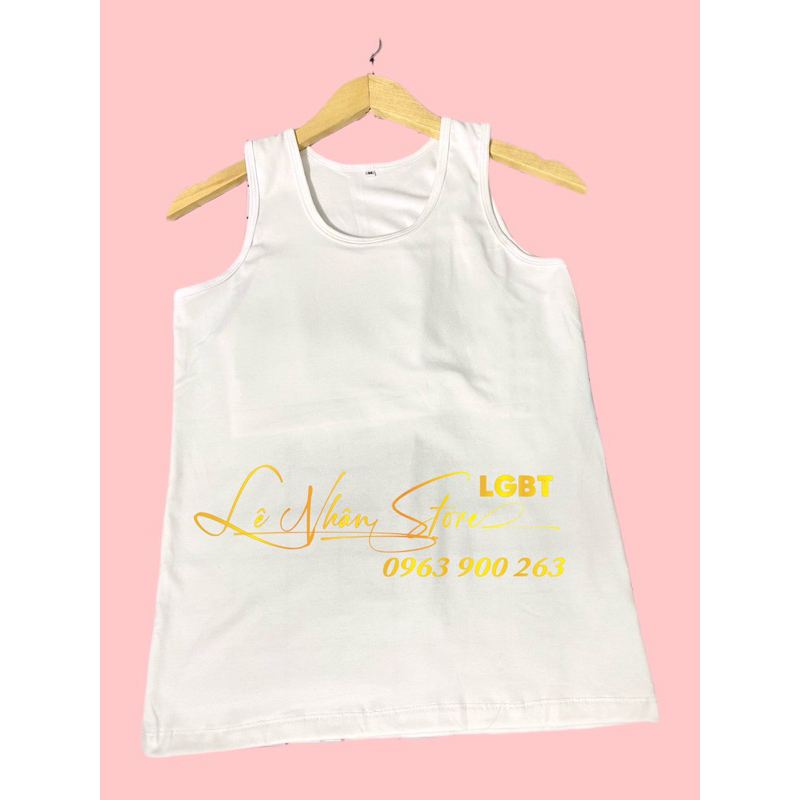 Áo nịt ngực ba lỗ dài tomboy, áo nịt trong bó ngoài rộng, che tên sản phẩm