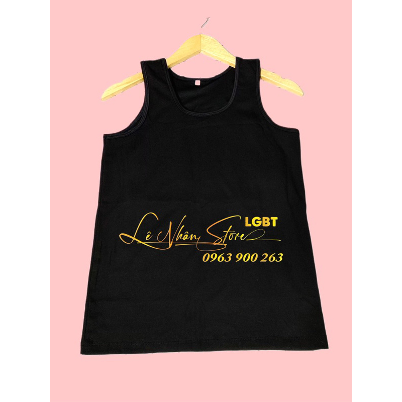 Áo nịt ngực ba lỗ dài tomboy, áo nịt trong bó ngoài rộng, che tên sản phẩm