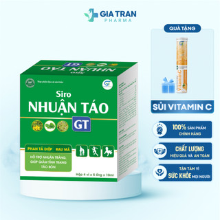 Siro nhuận táo gt - rau má, phan tả diệp - hỗ trợ nhuận tràng, giảm tình trạng táo bón