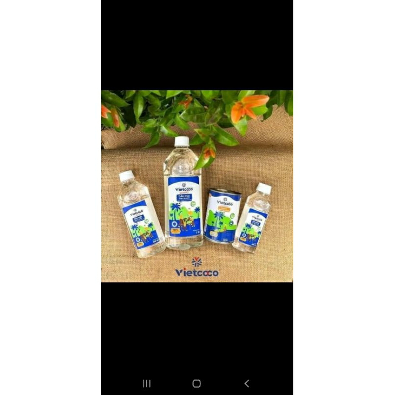 DẦU DỪA ÉP LẠNH HỮU CƠ VIETCOCO 500ML