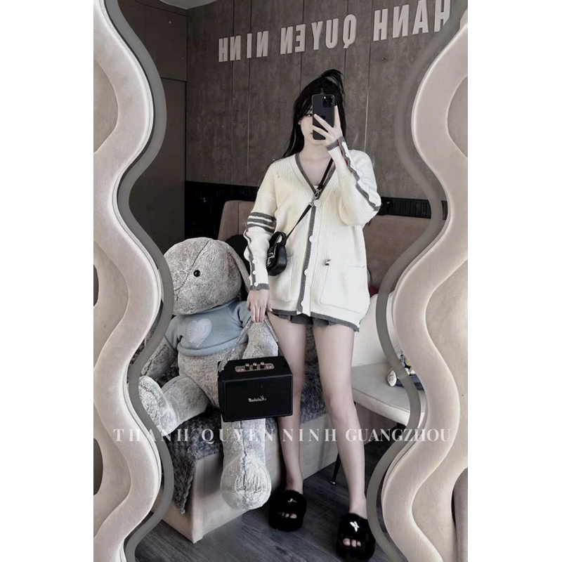 Áo Khoác Len Thorm Siêu Sang Xịn Mịn Hot Trend Đình Đám Hàng Cao Cấp Cực Sang From Freesize Unisex