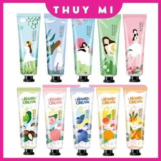 Set 10 tuýp kem dưỡng da tay hand cream nội địa Trung