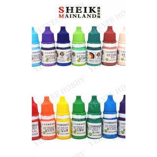 Sơn pha sẵn acrylic gốc nước sheikmainland - màu cơ bản basic colors 2001~ 2100