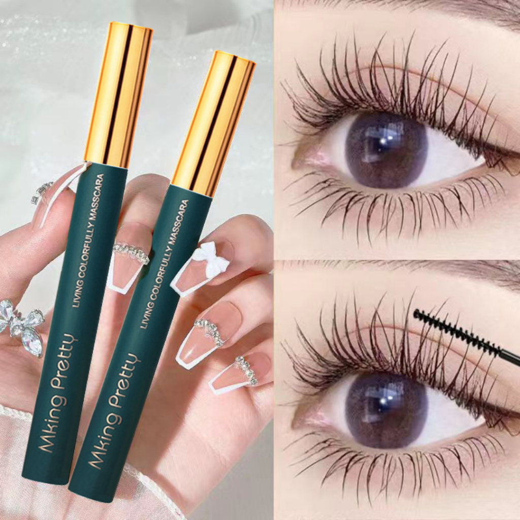 LUXE - Mascara Mking Màu Đen/Nâu Siêu Mịn Chống Thấm Nước Không Gây Lem