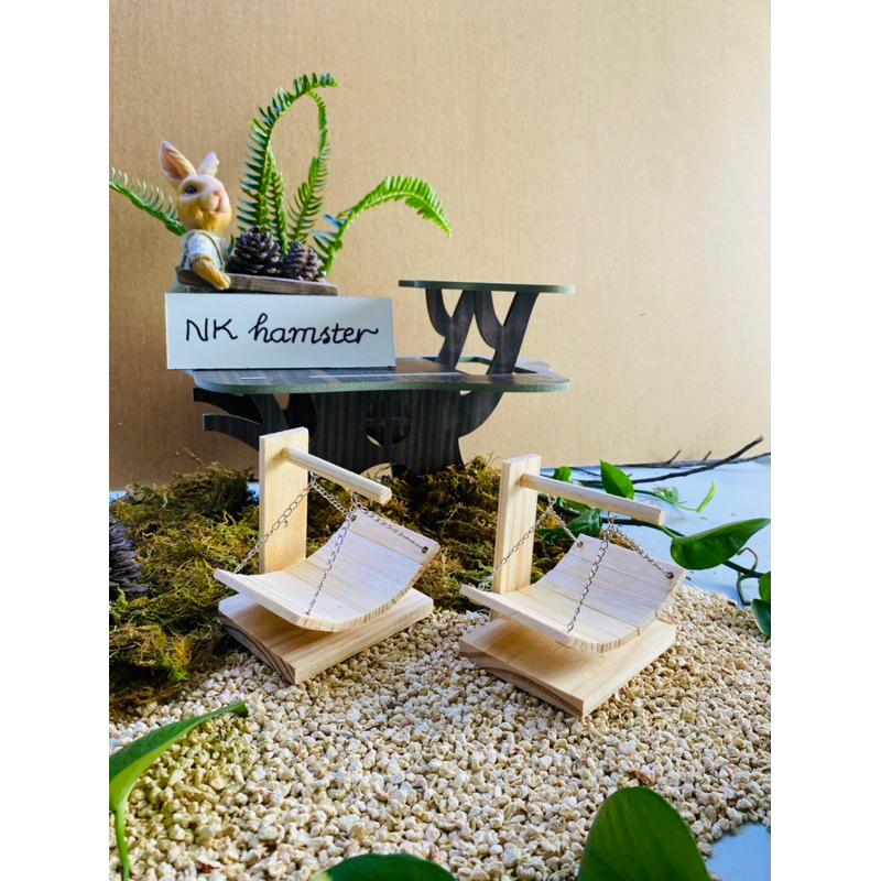 Xích đu gỗ vòm cho Hamster